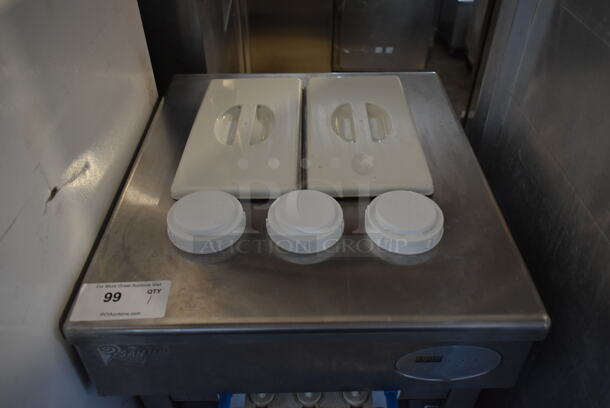 2013 Aspera Stainless Steel Commercial Floor Style Air Cooled 2 Flavor w/ Twist Soft Serve Ice Cream Machine on Commercial Casters. 220 Volts. - Image 2 of 6