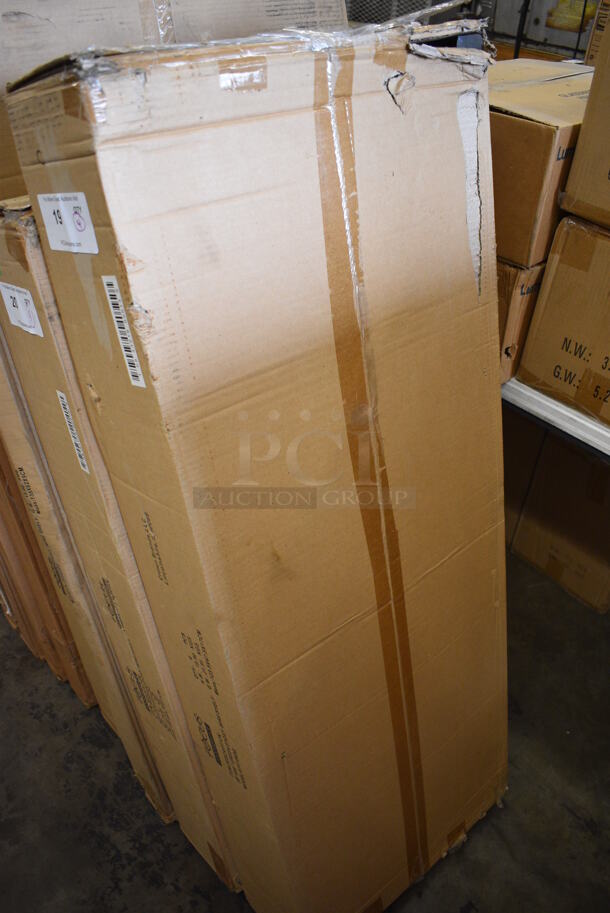 ALL ONE MONEY! Lot of 4 BRAND NEW IN BOX! Focus Green Finish Wire Shelves. 48x18x1.5 - Image 3 of 4