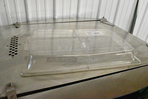 ALL ONE MONEY! Lot of Orange Anti Fatigue Floor Mat, Clear Lids and White Racks.  - Image 7 of 9