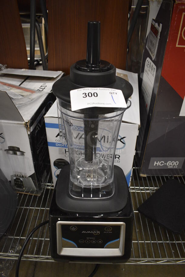 BRAND NEW SCRATCH AND DENT! 2021 AvaMix 928BX2100K Metal Commercial Countertop Blender w/ Pitcher. 120 Volts, 1 Phase. 9x10x21. Tested and Working!