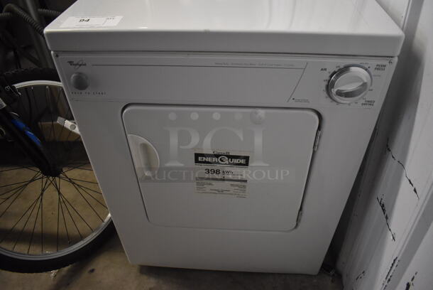 Whirlpool LDR3822PQ1 Front Load Dryer. 120 Volts, 1 Phase. 24x20.5x33 - Image 1 of 8