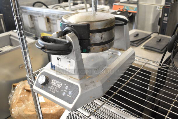 Waring WWCM200 Metal Countertop Waffle Cone Maker. 120 Volts, 1 Phase. Tested and Working! - Image 2 of 6