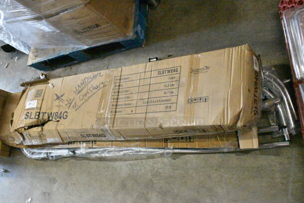 2 SereneLife SLBTW84G  4 Bow Bimini Top Boat Cover. No Hardware or Crossbars. 2 Times Your Bid!  - Image 2 of 9