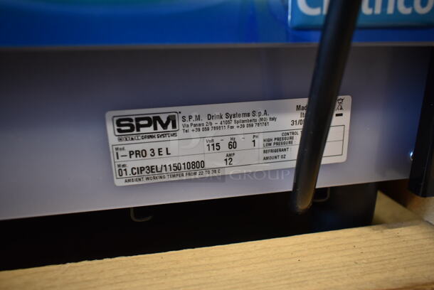 BRAND NEW! 2021 SPM I-PRO 3 E L Stainless Steel Commercial Countertop 3 Hopper Slushie Machine. 115 Volts, 1 Phase. Stock Pictures Used - Image 6 of 8