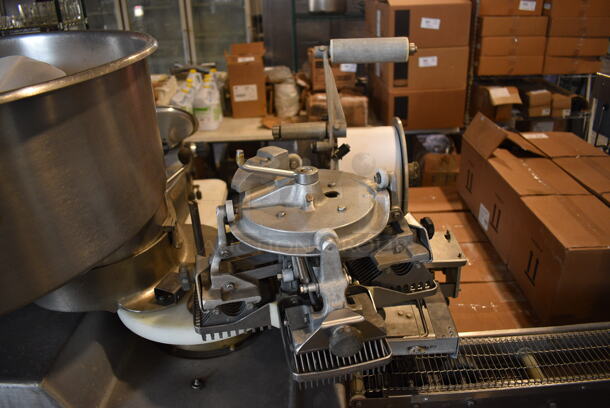 Accupat Model 3AP Metal Commercial Floor Style Food Shaper / Patty Forming Machine. Comes w/ Extra Parts! 220 Volts, 1 Phase. 58x34x60 - Image 6 of 9