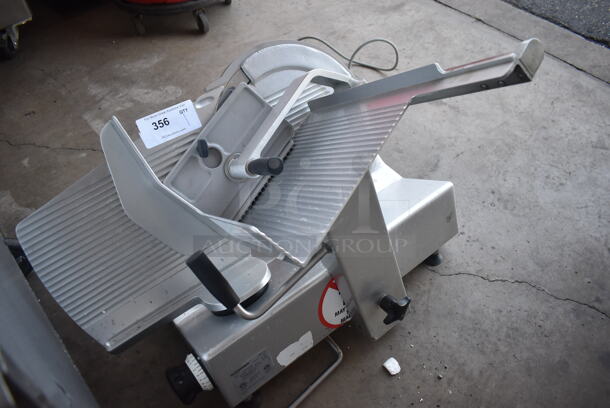 2012 Bizerba GSP H Stainless Steel Commercial Countertop Meat Slicer. 120 Volts, 1 Phase. 25x28x24. Cannot Test Due To Cut Power Cord - Image 4 of 8