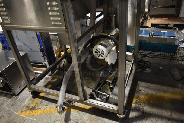 Belshaw Adamatic 22306W Stainless Steel Commercial Floor Style Thermoglaze Icing Machine on Commercial Casters. 208 Volts, 1 Phase. - Image 3 of 6