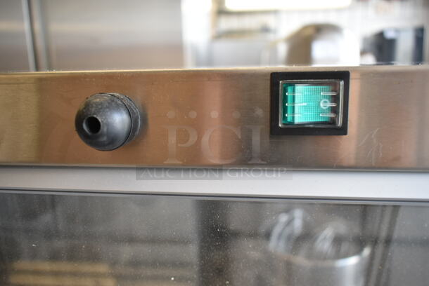BRAND NEW SCRATCH AND DENT! 2023 Avantco 178CPW47HC Stainless Steel Commercial Ice Cream Dipping Cabinet w/ Ice Cream Tub Collars. 115 Volts, 1 Phase. Tested and Working! - Image 5 of 9