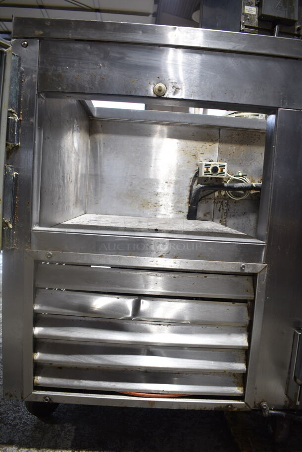 Leader LM 72 Stainless Steel Commercial Prep Table on Commercial Casters. 115 Volts, 1 Phase. Tested and Working! - Image 7 of 12