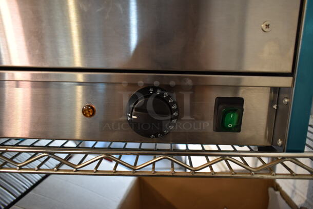 BRAND NEW SCRATCH AND DENT! 2023 Avantco 177BW48 Stainless Steel Commercial Single Drawer Hot Dog Bun Warming Drawer. 120 Volts, 1 Phase. Tested and Working! - Image 4 of 6