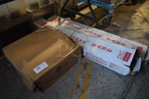 ALL ONE MONEY! Lot of 3 Boxes of Vinyl Base Strips