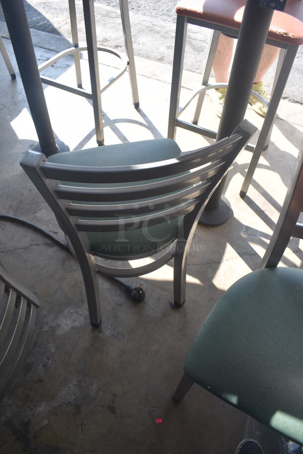 2 Ladderback Chairs w/ Green Cushions. 2 Times Your Bid! - Image 4 of 4