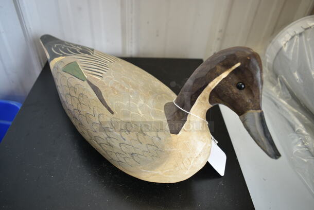 Hand Carved Duck Decoy by Jimmy Bowden - Image 1 of 6