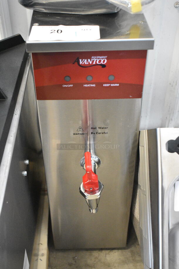 BRAND NEW SCRATCH AND DENT! Avantco 177HWDA2 Stainless Steel 2 Gallon Hot Water Dispenser. 120 Volts, 1 Phase.  - Image 2 of 7