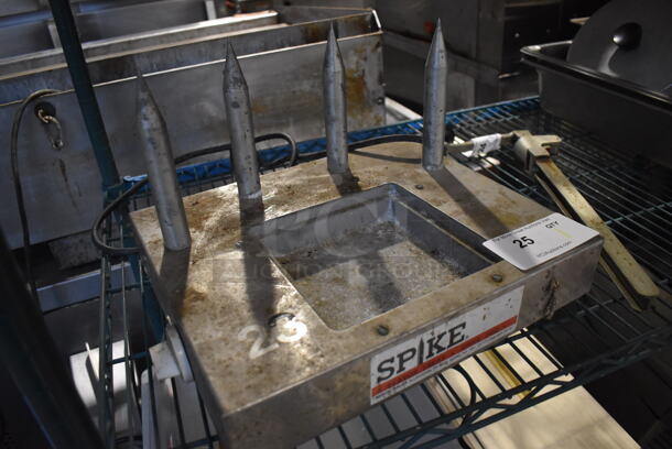 Spike 1061 Miroil Metal Countertop Spike Dog Hot Dog Cooker. 115 Volts, 1 Phase. 16x12.5x10 - Image 3 of 9
