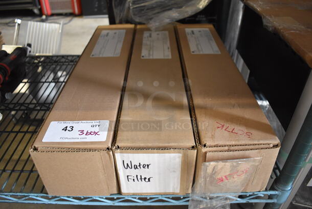 ALL ONE MONEY! Tier Lot of Two 3M HF90-CL Water Filters, 3M HF90 Water Filter and Filter Head - Image 2 of 6