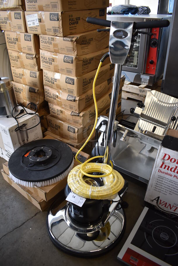 BRAND NEW! Lavex 978LAVP20A Janitorial 20" Single Speed Rotary Floor Cleaning Machine w/ 3 Lavex Pad Drivers. 110-120 Volts, 1 Phase. 20x24x44. Tested and Working! - Image 3 of 9