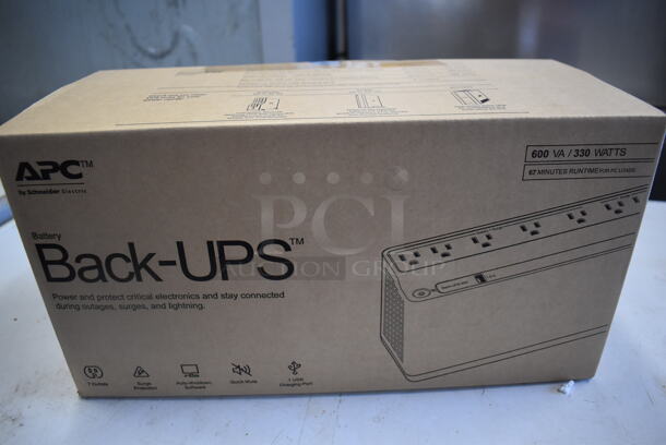 2 BRAND NEW IN BOX! APC Back UPS Uninterruptible Power Supply. 10x6x4.5. 2 Times Your Bid! - Image 5 of 5