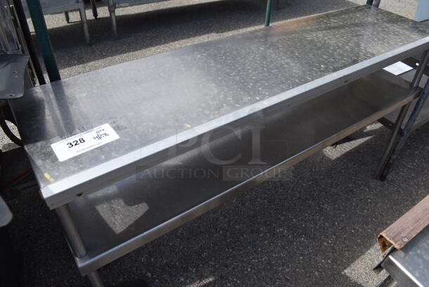 Stainless Steel 2 Tier Shelving Unit. - Image 2 of 2