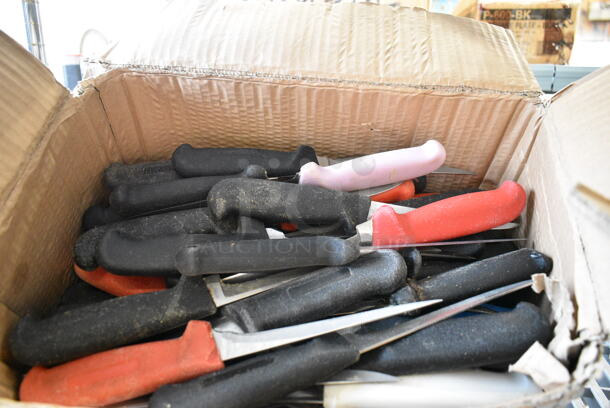 50 SHARPENED Stainless Steel Knives Including Fillet Knives. 50 Times Your Bid!  - Image 2 of 5
