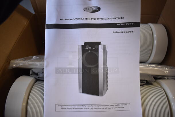 BRAND NEW SCRATCH AND DENT! Whynter ARC-14S Metal Portable Air Conditioner on Casters. 115 Volts, 1 Phase. 19x11x36. Tested and Working! - Image 9 of 9
