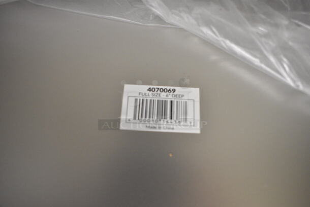 6 BRAND NEW SCRATCH AND DENT! Choice 4070069  Full Size 6" Deep Anti-Jam Stainless Steel Steam Table / Hotel Pan - 24 Gauge. 6 Times Your Bid! - Image 4 of 4