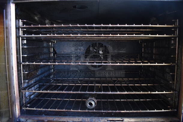 2 Southbend Stainless Steel Commercial Natural Gas Powered Full Size Convection Ovens w/ View Through Doors, Metal Oven Racks and Thermostatic Controls. 38x36x64. 2 Times Your Bid! - Image 6 of 9