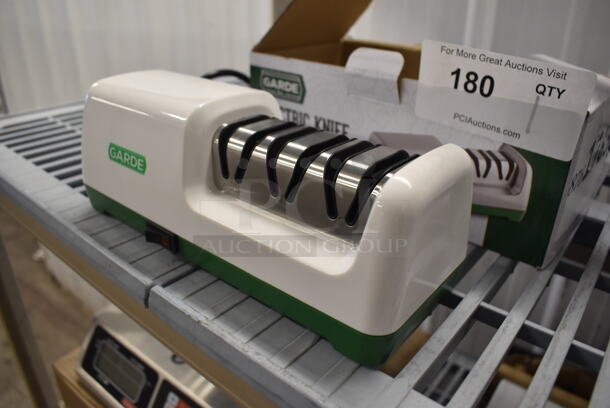 BRAND NEW IN BOX! Garde XL 181KS3STG 3 Stage Heavy-Duty Stainless Steel Electric Knife Sharpener. 120 Volts, 1 Phase. 10.5x4x4. Tested and Working! - Image 2 of 5