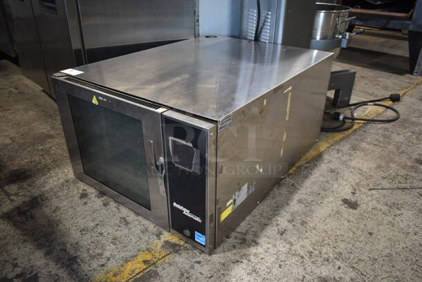 2014 Belshaw Adamatic FG189T-UZ82 Stainless Steel Commercial Countertop Convection Oven. 208/250 Volts, 3 Phase.  - Image 2 of 6