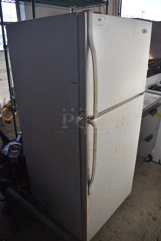 Whirlpool W4TXNWFWQ01 Metal Cooler Freezer Combo Unit. 115 Volts, 1 Phase. 28x28x63. Tested and Powers On But Does Not Get Cold - Image 2 of 7
