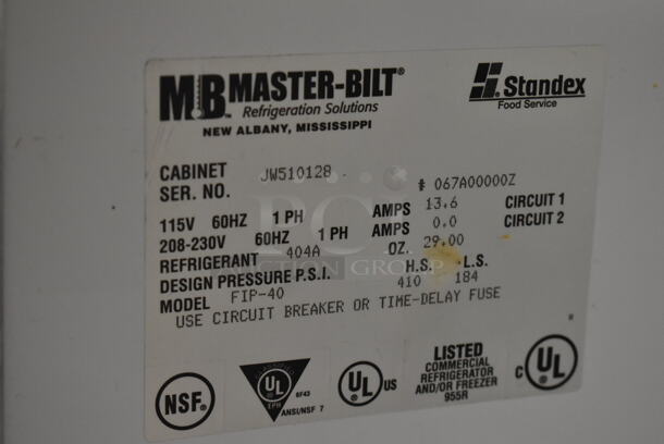 Master-Bilt FIP-40 Metal Commercial Floor Style Deli Display Case Merchandiser. 208-230 Volts, 1 Phase. Tested and Does Not Power On - Image 6 of 6