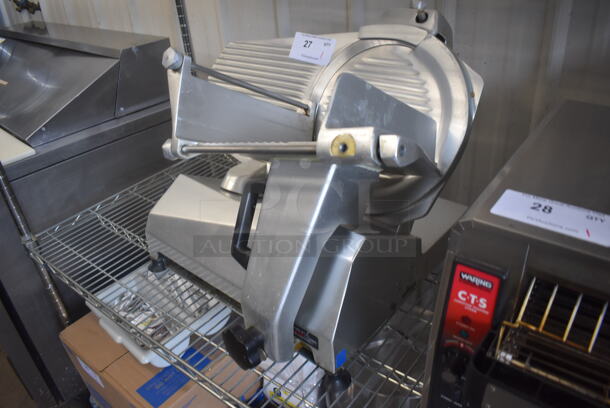 Univex 7512 Manual Countertop Meat Slicer 115 Volts 1 Phase. Tested and Working!  - Image 3 of 6