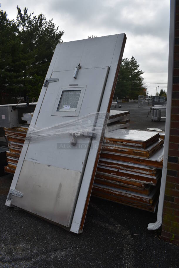 8'x9'x8' Walk In Freezer Box w/ Floor, Bohn Model ADT090AK Condenser and Copeland Compressor. 115 Volts, 1 Phase. Picture of the Unit Before Removal Is Included In the Listing. - Image 6 of 12