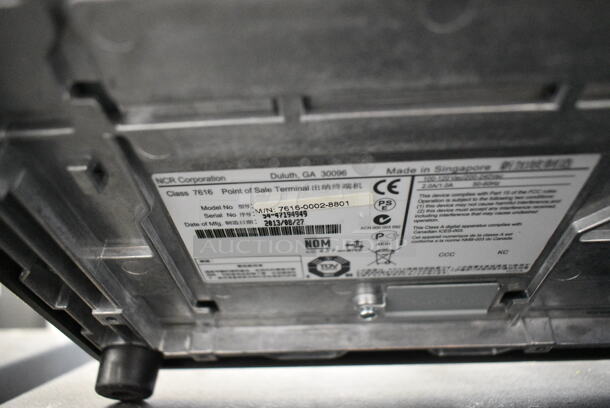 9 Various Items Including NCR POS Monitor, Epson M244A Receipt Printer, VeriFone Credit Card Reader, 2 Cash Drawers. 9 Times Your Bid!  - Image 12 of 12