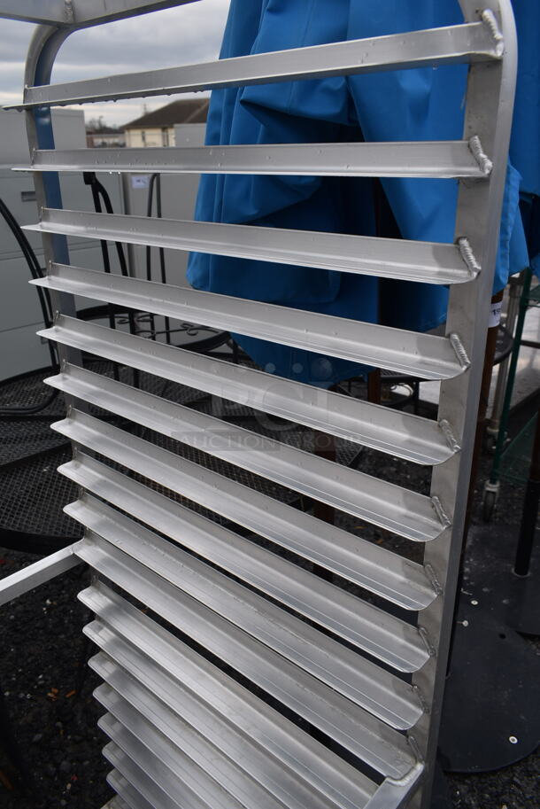 Metal Commercial Pan Transport Rack on Commercial Casters. - Image 3 of 3