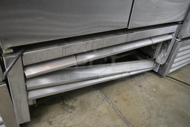 2017 True T-35 Stainless Steel Commercial 2 Door Reach In Cooler w/ Poly Coated Racks on Commercial Casters. 115 Volts, 1 Phase. Tested and Working! - Image 3 of 8