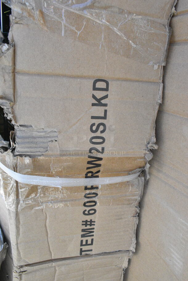 BRAND NEW SCRATCH AND DENT! Regency 600PRW20SLKD 20 Pan Side Load Wire Bun / Sheet Pan Rack - Unassembled. May Be Missing Pieces.  - Image 4 of 4