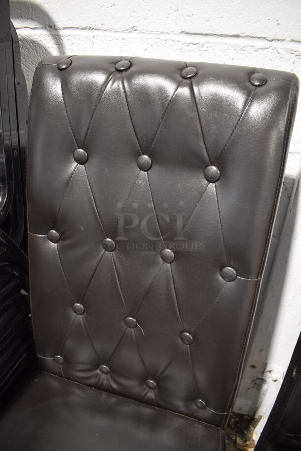 2 Black Dining Chairs. 16x24x41. 2 Times Your Bid! - Image 3 of 4