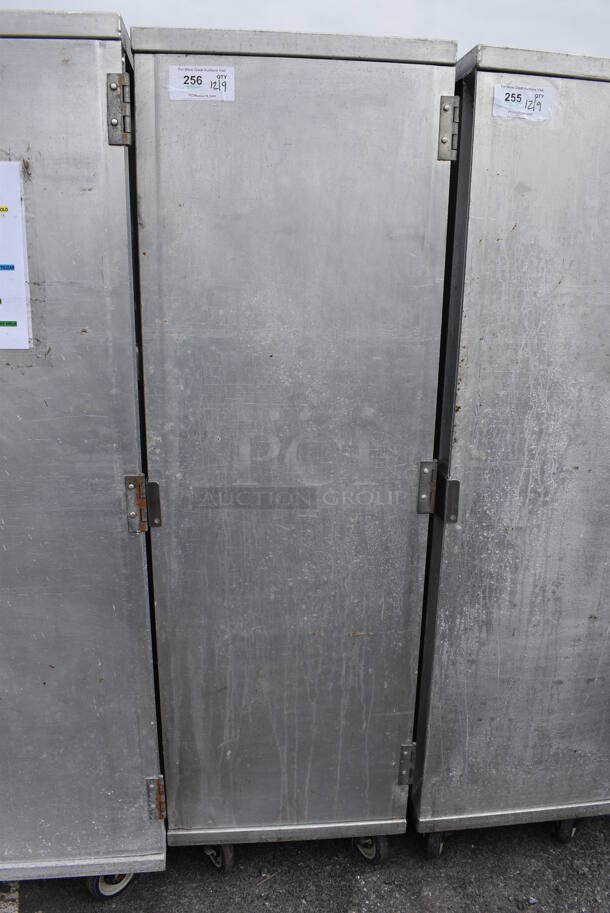 Metal Commercial Enclosed Pan Transport Rack on Commercial Casters. 21x27x66 - Image 1 of 5