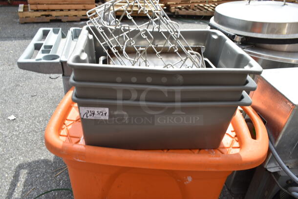 ALL ONE MONEY! Lot of Poly Bins and Metal - Image 1 of 2
