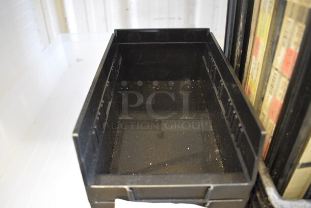 10 BRAND NEW! Black Poly Bins. 6.5x11.5x4. 10 Times Your Bid! - Image 3 of 3