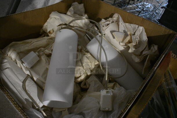 8 Ceiling Light Fixtures. 3.5x3.5x10.5. 8 Times Your Bid!  - Image 2 of 3