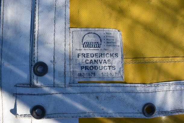 Fredericks Canvas Products White, Purple, Pink and Green Awning - Image 6 of 7