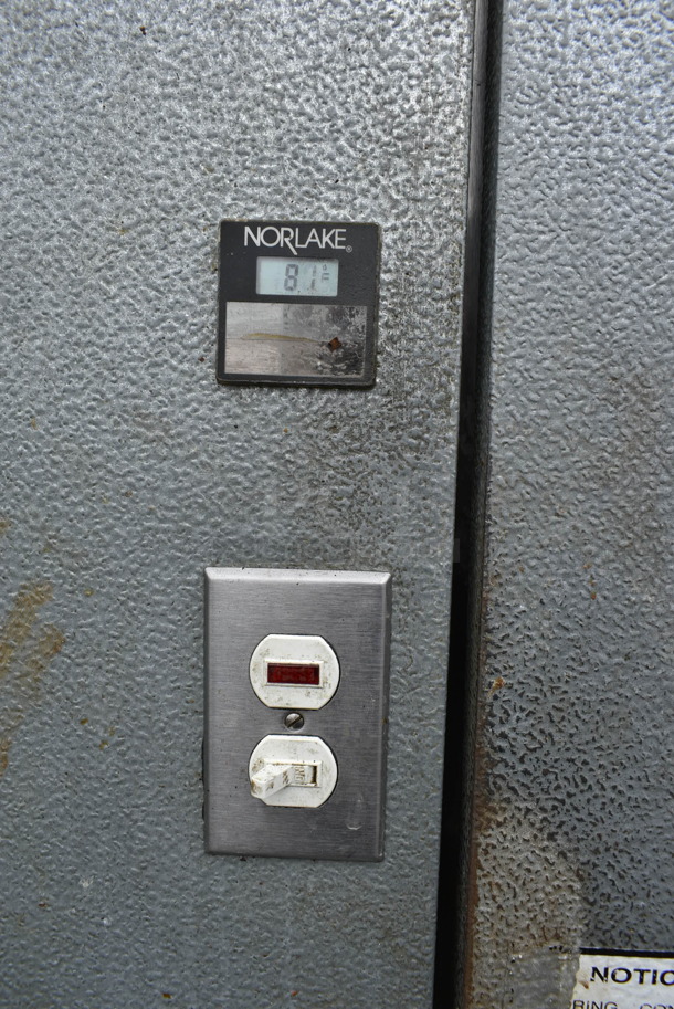 Norlake SELF CONTAINED 6'x8' Walk In Freezer Box w/ Floor, Norlake CPF075DC-A 115/208/230 Volt, 1 Phase Condenser and Copeland 208/230 Volt, 1 Phase Compressor. Picture of the Unit Before Removal Is Included In the Listing. - Image 6 of 8