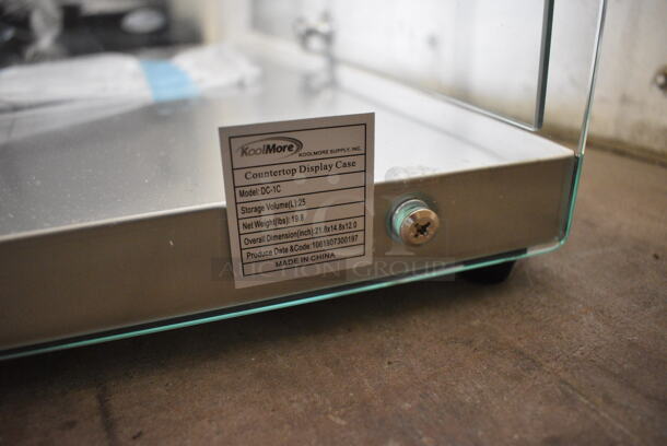BRAND NEW! KoolMore Model DC-1C Glass Countertop Dry Display Case Merchandiser. 22x15x12 - Image 6 of 6