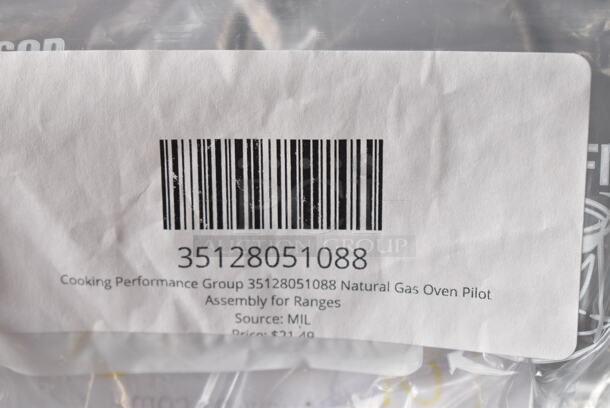 3 BRAND NEW SCRATCH AND DENT! Items; HP357151 Imperial Range 40501 Ihr Rear Pilot Assy, HP21070 Imperial 21070 Pilot Burner Cmpt, 35128051088 Cooking Performance Group 35128051088 Natural Gas Oven Pilot Assembly for Ranges. 3 Times Your Bid! - Image 5 of 5