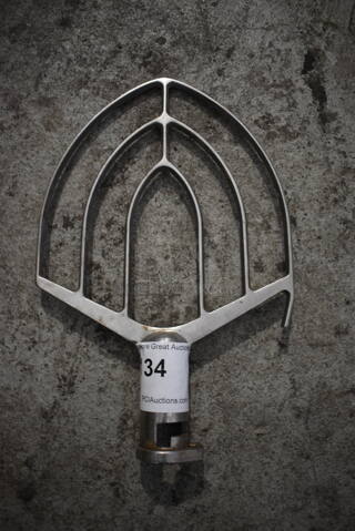 Metal Commercial Paddle Attachment for Mixer. 8x2.5x13