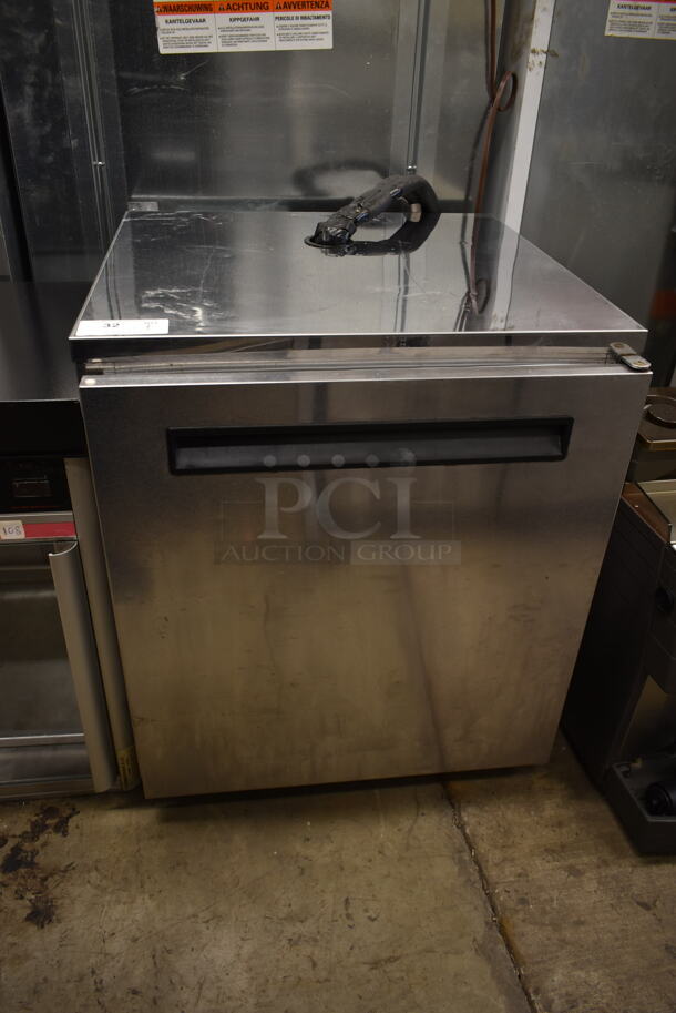 2016 Delfield ND21TS00 Stainless Steel Commercial Single Door Direct Draw Kegerator on Commercial Casters. 115 Volts, 1 Phase. Cannot Test Due To Cut Power Cord

