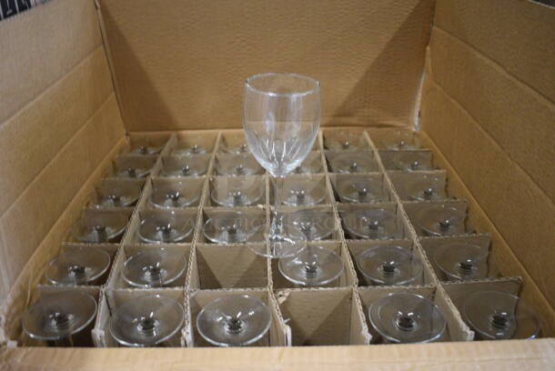 36 BRAND NEW IN BOX! Arcoroc Excalibur Wine Glasses. 3x3x7.5. 36 Times Your Bid! - Image 3 of 5