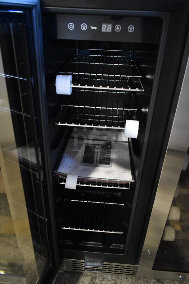 	BRAND NEW SCRATCH AND DENT! Whynter BWB-3388FDS 30′′ Built-In French Door Dual Zone 33 Bottle Wine Refrigerator Merchandiser 88 Can Beverage Center. 115 Volts, 1 Phase. Tested and Working! - Image 3 of 5
